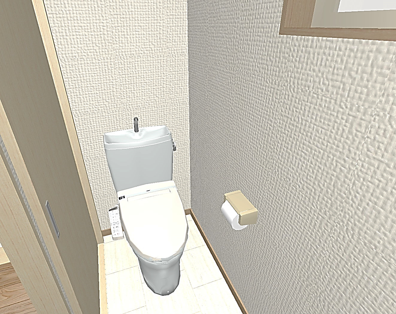 画像：トイレの完成予想図